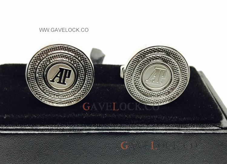 AP Royal Oak Silver Cufflink - Audemars Piguet Cufflinks Price at $39.95